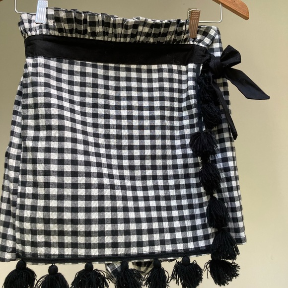 Misa Los Angeles | Black Gingham Kayin Skort - Picture 5 of 10